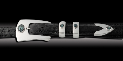 Pagosa 1&quot; w turquoise B78T