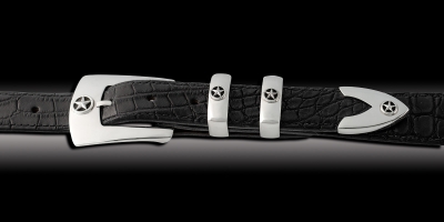 Aztec 1&quot; w silver star B79SS