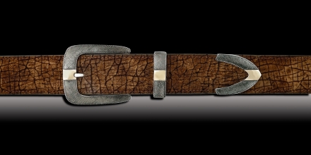  Caliente 1 1/2&quot; florentine engraved w 14K gold FE65A