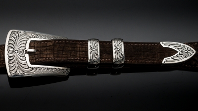 Pagosa 1&quot; Feather Engraved, Code: EC78