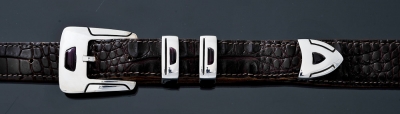 B50S 1&quot; 4 piece buckle set with sugilite